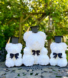Graduation Rose Bear, Flower Bear, Graduation Gifts