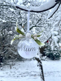 Mum Christmas Decoration, Mum Christmas Tree Bauble