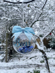 Baby Boy Personalised Bauble, Baby's First Christmas