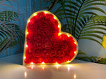 Valentine's Gift for her, Valentine's Day decor, Rose Filled Heart