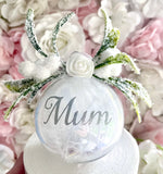 Mum Christmas Decoration, Mum Christmas Tree Bauble