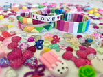 Tila bracelet, Tile Bracelets, Enamel Bracelet, Stacking Bracelets, Love Bracelet, Gift for her