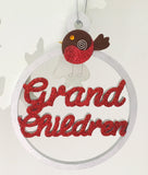 Personalised Christmas Tree Decoration, Christmas Name Decoration