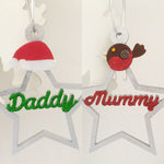 Personalised Christmas Star, Personalised Tree Ornament