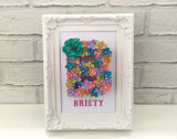 Mother's Day Gift, Floral letter sign