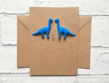 Dinosaur card, Personalised Dinosaur birthday card, Dinosaur birthday card, Dinosaur lover's gift