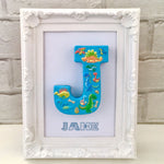 Personalised gift, Name frame gift, Gifts for boys, Gifts for him, New baby gift, Boys room decor, Nursery decor