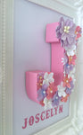 Bridal shower gift, White, pink and lilac decoration, Personalised gift for her