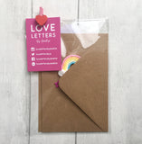 Rainbow birthday card, Card for NHS worker, Happy Birthday card, Rainbows and stars, Card for little girl, Over the rainbow card