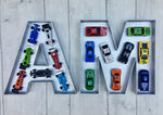 Boy car decor, Gift for Father's Day, Car nursery art, Boy nursery decor, Toddlers car decor, Car wooden letter, Cars