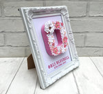 Personalised bride to be gift, Rustic wedding decor, Wedding floral decoration