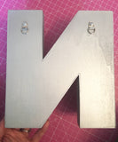 Metal ring to hang letters