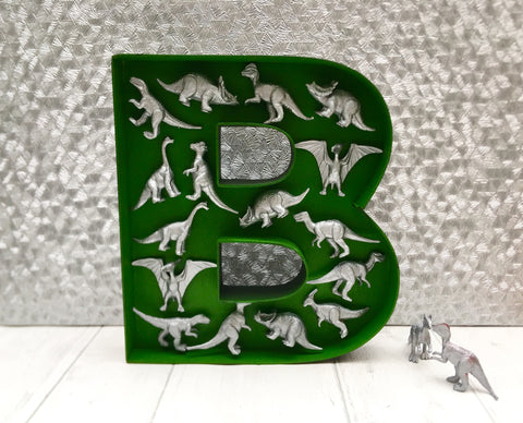 Reptile room decor, Dinosaur bedroom letter, Dinosaur gift for brother, Dinosaur decor, Dinosaur Large letter, Dinosaur name sign