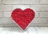 Valentine's Gift for her, Valentine's Day decor, Rose Filled Heart