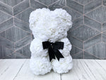 Valentine's gift for her, Red Rose Flower Bear