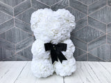 Valentine's gift for her, Red Rose Flower Bear