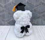 Graduation Rose Bear, Flower Bear, Graduation Gifts