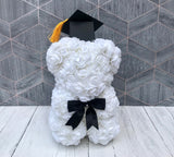 Graduation Rose Bear, Flower Bear, Graduation Gifts