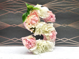 Freestanding Floral Letter