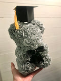 Graduation Rose Bear, Flower Bear, Graduation Gifts