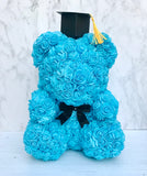 Graduation Rose Bear, Flower Bear, Graduation Gifts