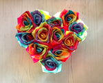 Rainbow heart, Gift for NHS worker, Rainbow Baby Gift, Rainbow Decoration