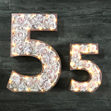 Large Floral Numbers, 50th Birthday Party